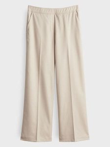 Someday Spodnie w kolorze beżowym rozmiar: 36. Brązowe spodnie z wysokim stanem someday., bez wzorów, z materiału, z podwyższonym stanem. Za 243,84 zł.