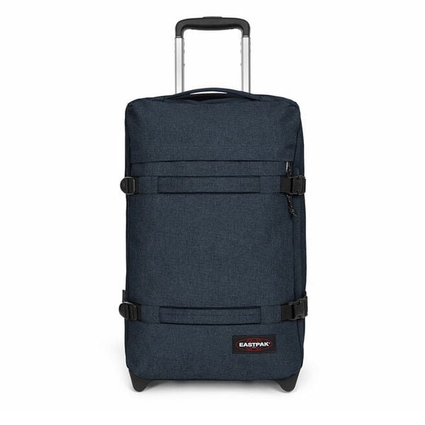 Walizka kabinowa Eastpak. Niebieskie walizki Eastpak, bez wzorów. Za 399,99 zł.