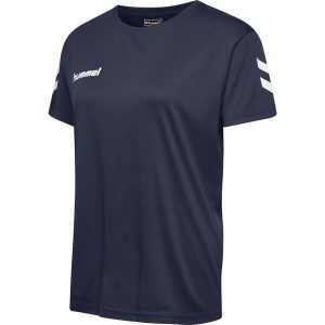 Koszulka piłkarska z krótkim rękawem damska Hummel Core Polyester Tee Woman S/S. Czerwone bluzki Hummel, l, bez wzorów, sportowe, bez kołnierzyka, bez ramiączek. Za 48,00 zł.
