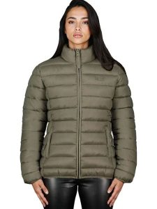 Geographical Norway Kurtka pikowana "Atichoko" w kolorze khaki rozmiar: 3XL. Brązowe kurtki Geographical Norway, xl, bez wzorów, bez kaptura. Za 164,95 zł.