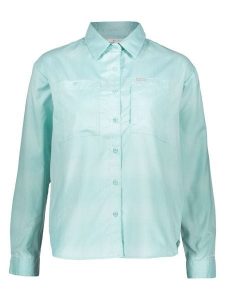 Columbia Koszula funkcyjna "Silver Ridge Utility Pat" w kolorze miętowym rozmiar: S. Zielone koszule Columbia, s, bez wzorów, z materiału, bez kołnierzyka, bez ramiączek. Za 127,95 zł.