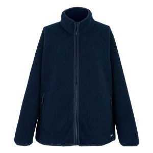 Bluza Polarowa Damska Borg Pełen Suwak Frankie. Niebieskie bluzy Regatta, na zimę, bez wzorów, z polaru, bez kaptura. Za 136,99 zł.