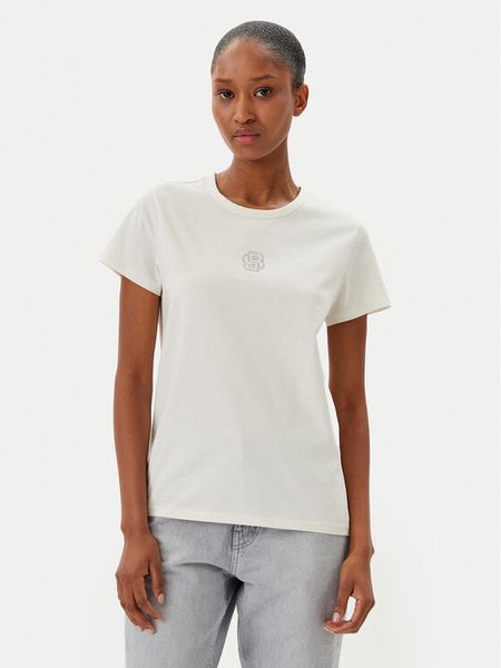 BOSS T-Shirt Eventsa7 50537598 Écru Regular Fit. T-shirty Boss, xs, bez wzorów, z bawełny, bez kołnierzyka, bez ramiączek. Za 219,99 zł.