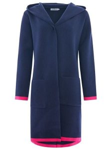 Zwillingsherz Kardigan "Mona" w kolorze granatowym rozmiar: L/XL. Niebieskie kardigany Zwillingsherz. Za 188,80 zł.