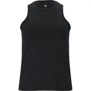 Damski tank top Athlecia Almi. Czarne topy Athlecia, bez wzorów, sportowe, bez kołnierzyka, bez ramiączek. Za 140,00 zł.