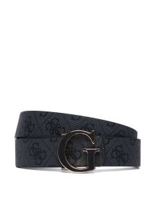Guess Pasek BW9498 P6430 Czarny. Czarne paski Guess, z aplikacjami, ze skóry. Za 234,99 zł.