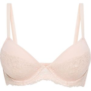 Biustonosz usztywniany bonprix pudrowy. Biustonosze marki bonprix. Za 21,99 zł.