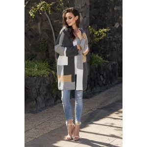 Unikalny sweter kardigan multikolor ls204. Kardigany marki LEMONIADE. W wyprzedaży za 119,00 zł.