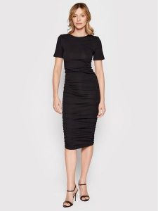 Noisy May Sukienka codzienna Emma 27021505 Czarny Slim Fit. Czarne kombinezony Noisy may, xs, bez wzorów, z bawełny, bez kołnierzyka, bez ramiączek. Za 129,99 zł.