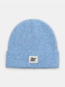 Prążkowana czapka beanie - błękitny. Niebieskie czapki Sinsay, bez wzorów, prążkowane. Za 19,99 zł.