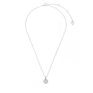 Naszyjnik Guess. Szare naszyjniki Guess, srebrne. Za 299,99 zł.