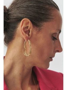 TATUUM Kolczyki w kolorze złotym rozmiar: onesize. Żółte kolczyki Tatuum, metalowe. Za 60,88 zł.