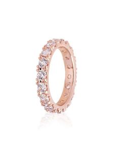 Pandora Pozłacany pierścionek z cyrkoniami rozmiar: 48. Czerwone pierścionki Pandora, z cyrkonią, pozłacane. Za 426,45 zł.