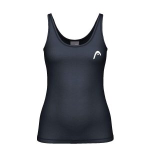 SPIRIT II Tank Top Women. Niebieskie topy Head, bez wzorów, sportowe, bez kołnierzyka, bez ramiączek. Za 189,00 zł.