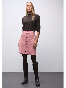 Street One Spódnica sztruksowa w kolorze jasnoróżowym rozmiar: 40. Różowe spódnice Street One, na co dzień, bez wzorów, ze sztruksu, street, midi. Za 166,49 zł.