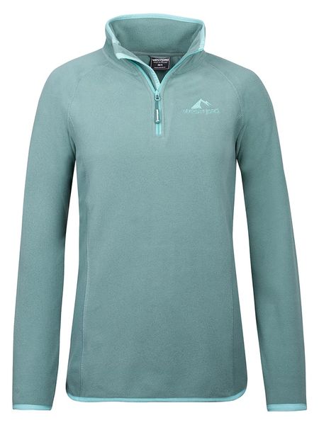 Westfjord Bluza polarowa "Hekla" w kolorze turkusowym rozmiar: L. Niebieskie bluzy Westfjord, l, bez wzorów, z materiału, bez kaptura. Za 109,52 zł.