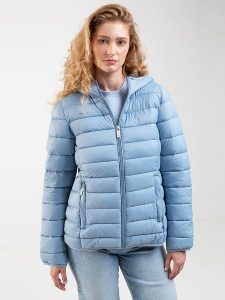 BIG STAR Kurtka pikowana w kolorze błękitnym rozmiar: S. Niebieskie kurtki Big Star, s, bez wzorów, bez kaptura. Za 179,99 zł.