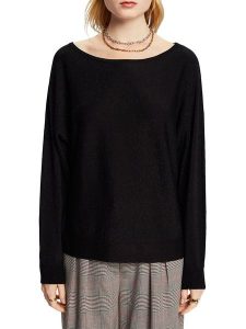ESPRIT Sweter w kolorze czarnym rozmiar: XS. Czarne swetry oversize ESPRIT, xs, bez wzorów, bez ramiączek. Za 65,69 zł.