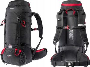 Plecak turystyczny trekkingowy wyprawowy górski ze stelażem Hi-Tec Stone 50 l. Czarne plecaki Hi-tec. Za 259,99 zł.