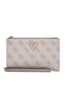 Guess Portfel Laurel II Slg SWSG74 59157 Beżowy. Brązowe portfele Guess, z aplikacjami, ze skóry. Za 289,99 zł.