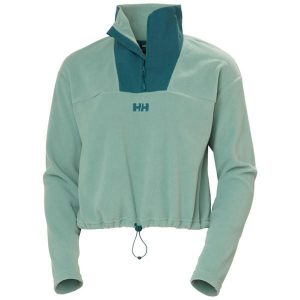 Polar damski Helly Hansen Daybreaker. Zielone kurtki Helly Hansen, bez wzorów, z polaru, bez kaptura. W wyprzedaży za 253,50 zł.