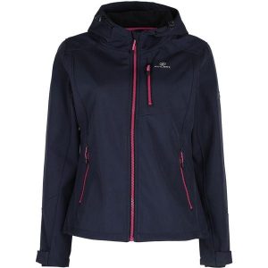 Kurtka Softshell Octavia dla Kobiet - Elegancka i Oddychająca. Niebieskie kurtki YOA, bez wzorów, z softshellu, bez kaptura. Za 295,99 zł.