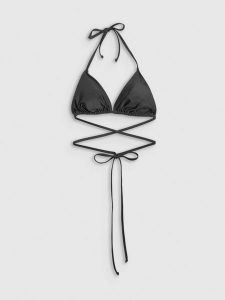 4F Góra od bikini damska - czarna XL. Czarne bikini 4f, bez wzorów. Za 59,99 zł.