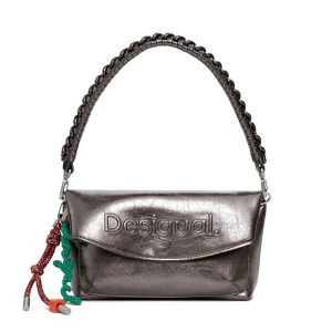 Torebka Desigual. Brązowe torebki klasyczne Desigual, bez wzorów, bez dodatków. Za 219,99 zł.