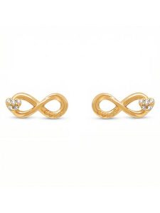 Guess Kolczyki JUBE06 049JW Złoty. Żółte kolczyki Guess, ze stali. Za 198,99 zł.