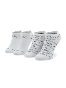 Calvin Klein Stopki 701218779 Biały. Białe skarpetki Calvin Klein, bez wzorów, z materiału. Za 49,99 zł.