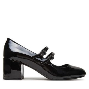 Półbuty Call It Spring. Czarne czółenka Call it Spring, bez wzorów, bez obcasa, na obcasie, bez zapięcia. Za 219,99 zł.