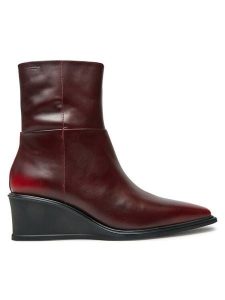 Vagabond Shoemakers Botki Aino 5829-018-47 Czerwony. Czerwone botki Vagabond Shoemakers, bez wzorów, ze skóry, bez obcasa, na koturnie, bez zapięcia. Za 419,99 zł.