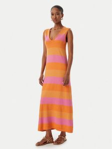 LOLA CASADEMUNT Sukienka codzienna MS2616041 Kolorowy Slim Fit. Sukienki LOLA CASADEMUNT, na co dzień, xs, bez wzorów, z lyocellu, bez kołnierzyka, bez ramiączek, proste. Za 641,99 zł.