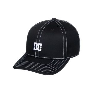 Czapka DC Shoes Dc Cap Star Hdw, Dla obu płci. Czarne czapki DC Shoes, bez wzorów, z bawełny, retro. Za 139,99 zł.