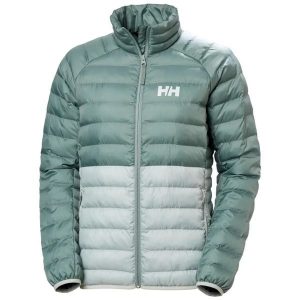 Damska kurtka ocieplana Helly Hansen Banff. Zielone kurtki sportowe Helly Hansen, na zimę, bez wzorów, z puchu, bez kaptura, narciarskie. W wyprzedaży za 591,85 zł.