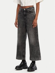 HUGO Jeansy Gevane 50530309 Czarny Wide Leg. Czarne jeansy Hugo, bez wzorów, z bawełny. Za 299,99 zł.