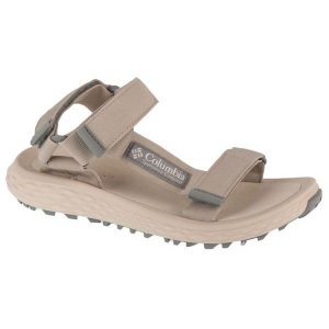 Sandały Columbia Konos Globetrot Sandal 2126911027 szare. Szare sandały bez wzorów, z gumy, bez obcasa, bez zapięcia. W wyprzedaży za 302,87 zł.