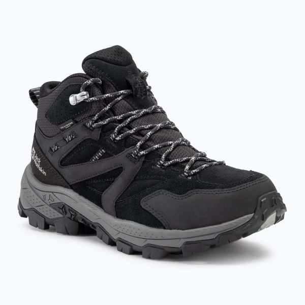 Buty trekkingowe damskie Jack Wolfskin Vojo Tour Lt Texapore Mid. Czarne buty trekkingowe Jack Wolfskin, bez zapięcia. Za 519,99 zł.
