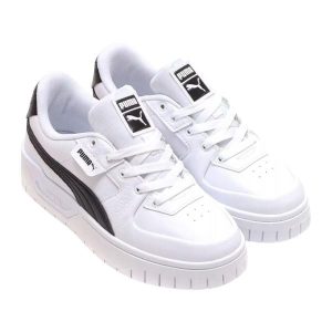 Damskie Skórzane Buty Sportowe Cali Dream. Białe buty trekkingowe Puma, bez zapięcia. Za 329,99 zł.