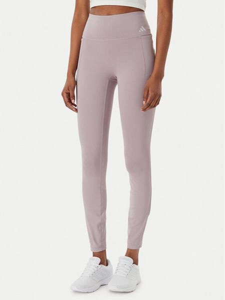 Adidas Legginsy Optime Workout KD9252 Fioletowy Slim Fit. Fioletowe legginsy ADIDAS, m, bez wzorów, z syntetyku, na fitness i siłownię. Za 210,99 zł.