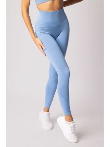 Spaio Legginsy termiczne "Adapt" w kolorze błękitnym rozmiar: M. Niebieskie legginsy Spaio, bez wzorów, z materiału. Za 136,13 zł.