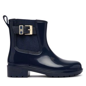 Kalosze Tommy Hilfiger. Niebieskie kalosze TOMMY HILFIGER, bez wzorów. Za 409,99 zł.