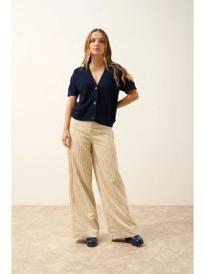 Just Cashmere Kaszmirowy kardigan "Iris" w kolorze granatowym rozmiar: XXL. Niebieskie kardigany Just Cashmere, z kaszmiru. Za 326,99 zł.