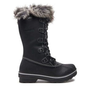 Śniegowce Kimberfeel. Czarne buty zimowe Kimberfeel, bez obcasa, bez zapięcia. Za 679,99 zł.