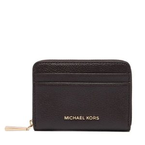 Portfel MICHAEL Michael Kors. Brązowe portfele MICHAEL Michael Kors, bez wzorów. Za 467,99 zł.