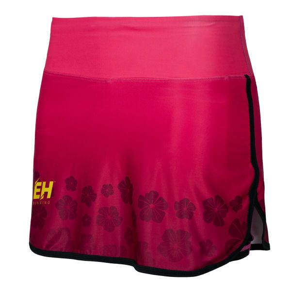 Spódniczka ze spodenkami do biegania damska EXTREME HOBBY FLOWERS. Czerwone szorty EXTREME HOBBY, bez wzorów, z elastanu, sportowe. Za 219,00 zł.