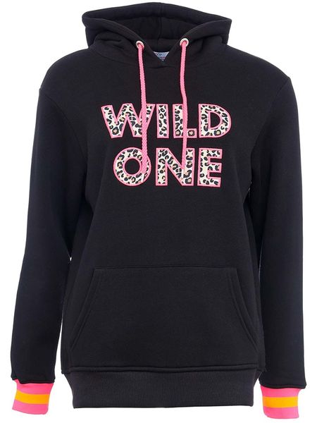 Zwillingsherz Bluza "Dorota" w kolorze czarnym rozmiar: L/XL. Czarne bluzy Zwillingsherz, l, bez wzorów, z kapturem. Za 218,57 zł.