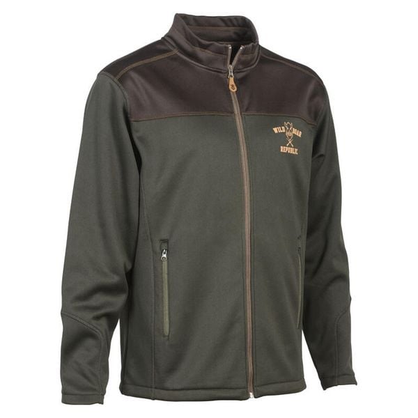 Kurtka PERCUSSION Wild Boar Republic. Zielone kurtki PERCUSSION, bez wzorów, bez kaptura. Za 285,50 zł.