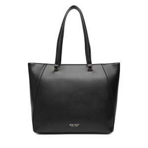 Torebka Nine West. Czarne torebki klasyczne Nine West, bez wzorów, bez dodatków. Za 349,99 zł.