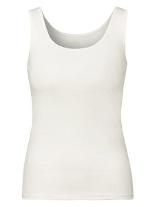 Cecil Top w kolorze białym rozmiar: XL. Białe topy Cecil, xl, bez wzorów, z bawełny, bez kołnierzyka, bez ramiączek. Za 50,95 zł.
